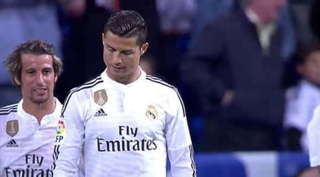 Cristiano Ronaldo's Mad Again Because A Teammate Scored And Not Him