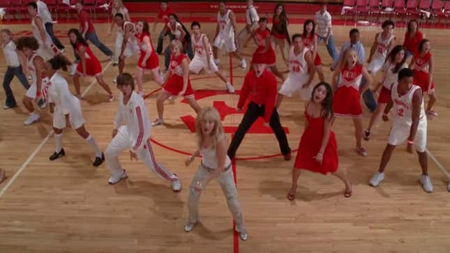 High School Musical, “We’re All In This Together.” I’m sorry.