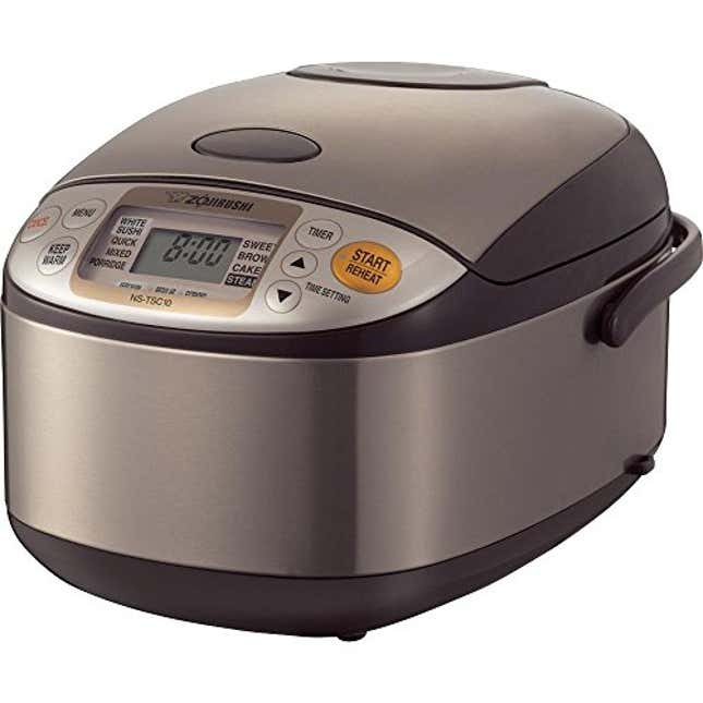 All stainless steel rice cooker - 10 cups (uncooked rice)