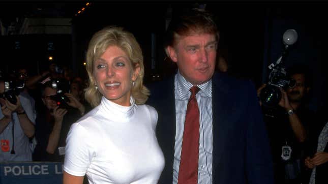 Image for article titled Trump Reportedly Dumped Marla Maples Via FedEx