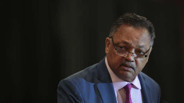 The Rev. Jesse Jackson speaks at the Rainbow PUSH Coalition convention July 1, 2019, in Chicago. 