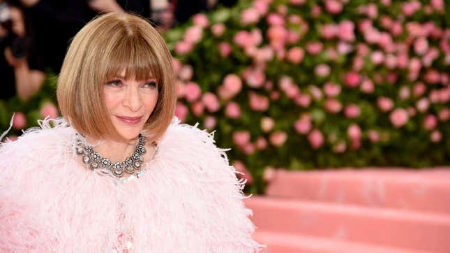 Anna Wintour attends the 2019 Met Gala Celebrating Camp: Notes on Fashion at Metropolitan Museum of Art on May 06, 2019, in New York City. 