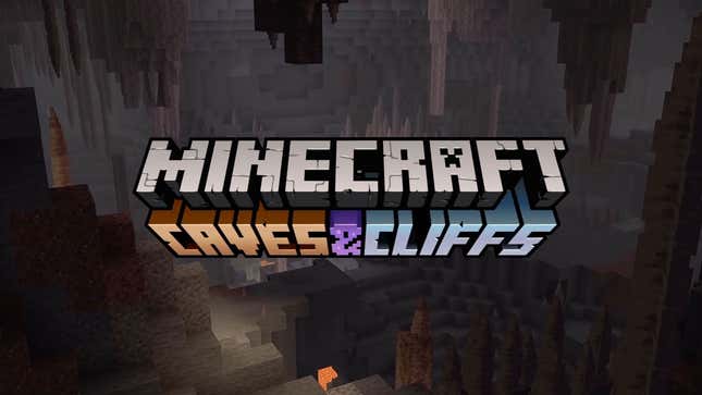 Image for article titled Minecraft Caves &amp; Cliffs Split In Two, Partially Delayed