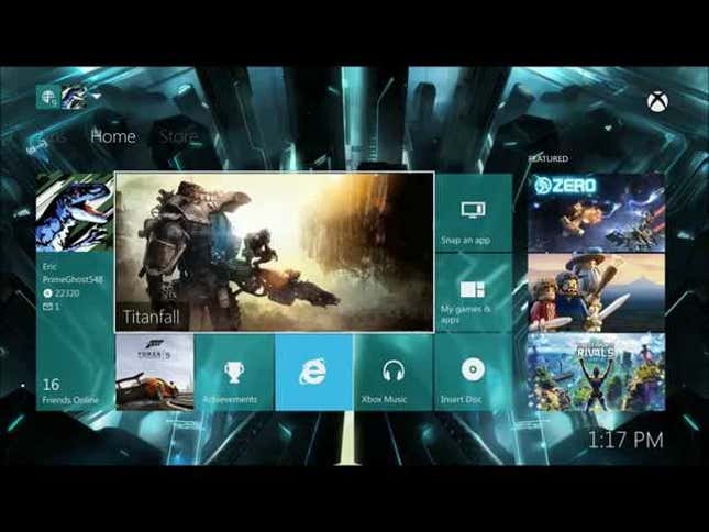 The Xbox One Dashboard, Beautified
