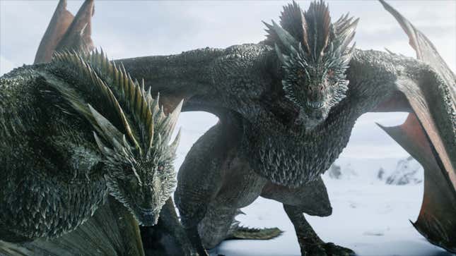 Rhaegal and Drogon