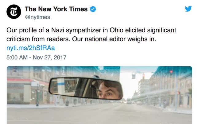 A Line-by-Line Response to the New York Times’ Response to the Backlash It Received for Publishing a Nazi Puff Piece