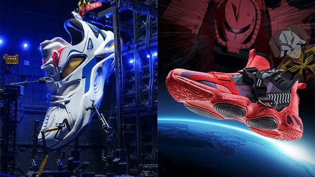 Image for article titled Official Gundam Sneakers Released