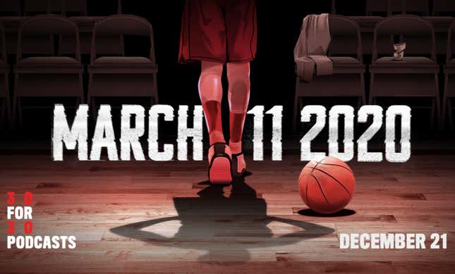 Image for article titled ESPN’s 30 for 30 Podcasts Will Revisit the NBA Shut Down With March 11 2020