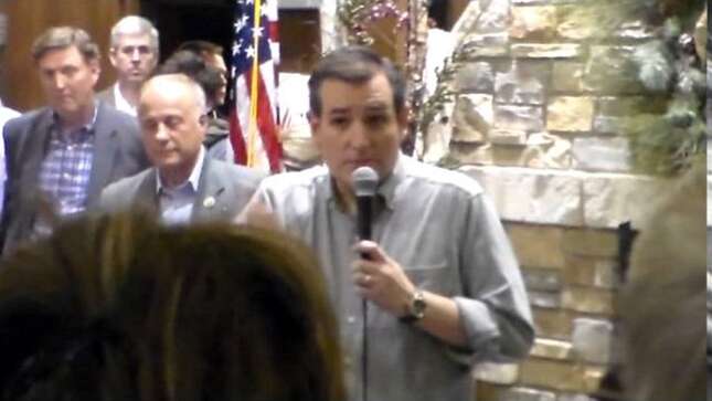 Watch Ted Cruz Unflinchingly Tell a Woman He Would Deport Her