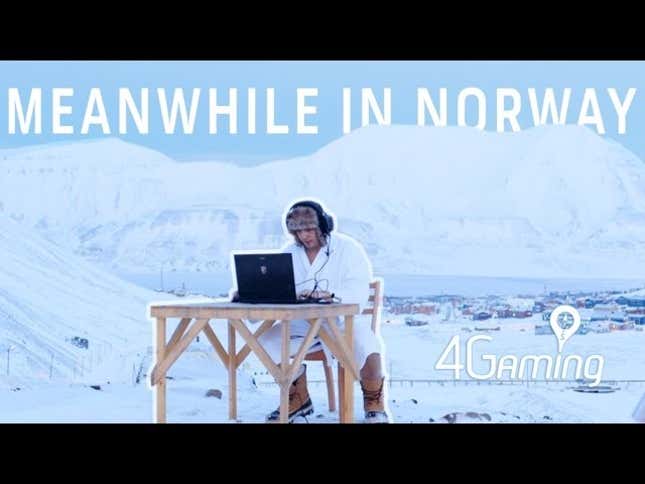 Norwegian Dudes Freeze For <i>Counter-Strike </i>Stunt