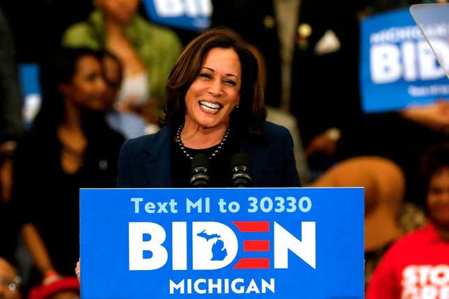 Image for article titled Joe Biden Picks Sen. Kamala Harris as His Vice President