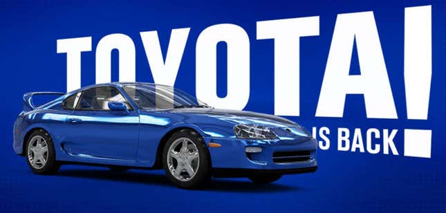 Image for article titled Toyota Is Ending Its Weird Holdout From Racing Games