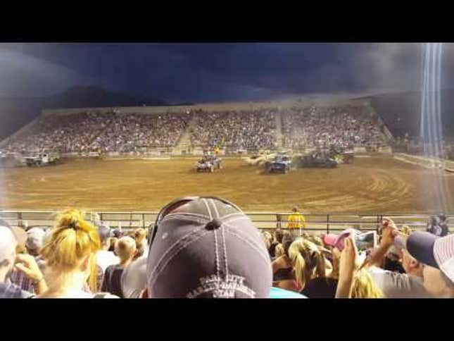 Spectators Hospitalized After Driveshaft Goes Flying Into Crowd At Demolition Derby
