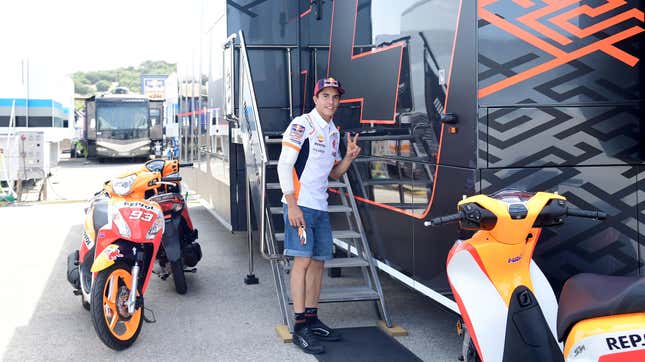 Image for article titled Marc Marquez Will Miss The Opening Rounds Of MotoGP 2021 As His Broken Arm Heals