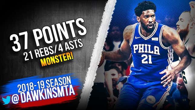 Joel Embiid Calls Himself "Best Defensive Player" And "Most Unstoppable Player" In NBA, Might Not Be Wrong