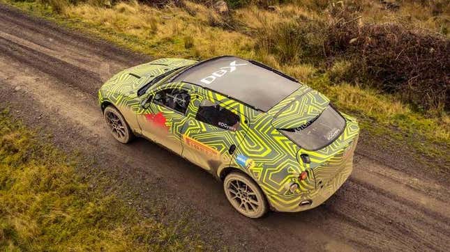 Image for article titled The Aston Martin DBX Probably Has an AMG V8 and Atrocious Rear Visibility