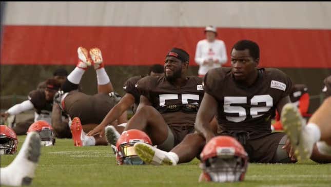Browns OL Coach Bob Wylie: Stretching Is Overrated Because We Won Two World Wars Without It