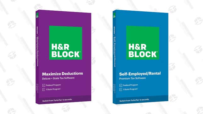 H&amp;R Block Deluxe 2020 Federal | $14 | Newegg | Use code HRBD25
H&amp;R Block Deluxe 2020 Federal/State | $15 | Newegg | Use code HRBDLS8
H&amp;R Block Premium 2020 Federal/State | $25 | Newegg | Use code HRBPB35