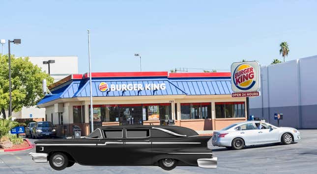 Image for article titled Hearse stops at Burger King