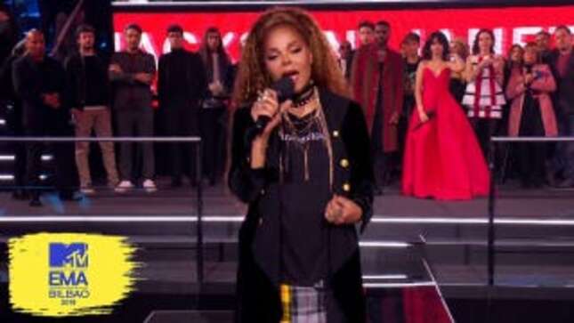 Janet Jackson Dedicates MTV EMAs Speech to 'Women Whose Voices Have Been Stifled'
