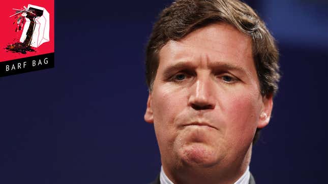 Image for article titled Tucker Carlson Advocates for Doxing Journalists Who Are Not Tucker Carlson