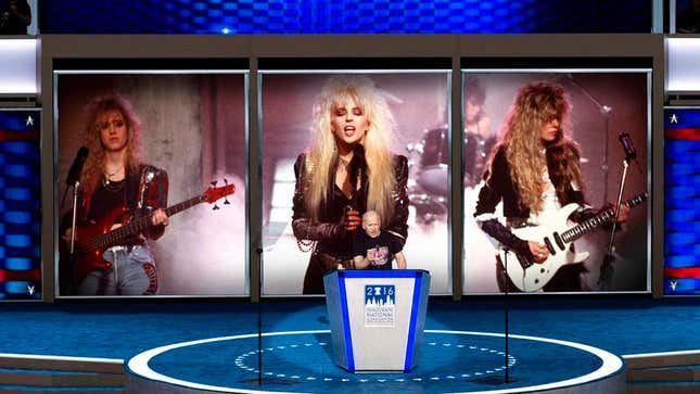 Image for article titled Biden Regales DNC With Story Of ’80s Girl Band Vixen Breaking Hard Rock’s Glass Ceiling