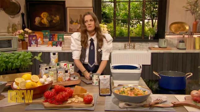 Image for article titled Drew It Yourself (With Some Help From Bobby Flay and Puppies)