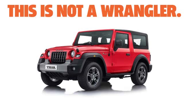 Image for article titled Mahindra&#39;s All-New Thar Has Been Civilized