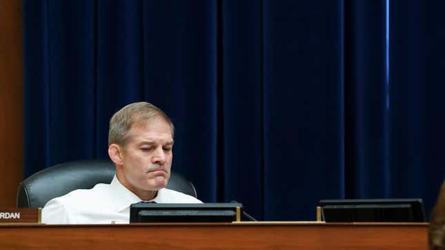 Image for article titled Auntie Maxine Snatches Jim Jordan’s Baby Hair, Tells the Ohio Rep ‘Shut Your Mouth’