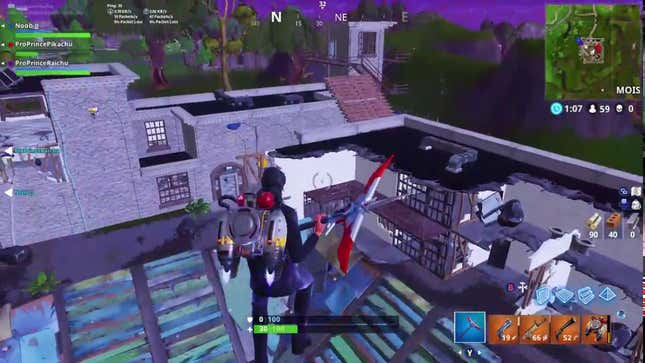 <i>Fortnite </i>Players Find New Jetpack, Eat Shit<em></em>