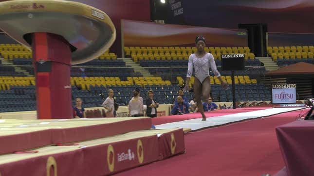 Not Even A Kidney Stone Can Stop Simone Biles