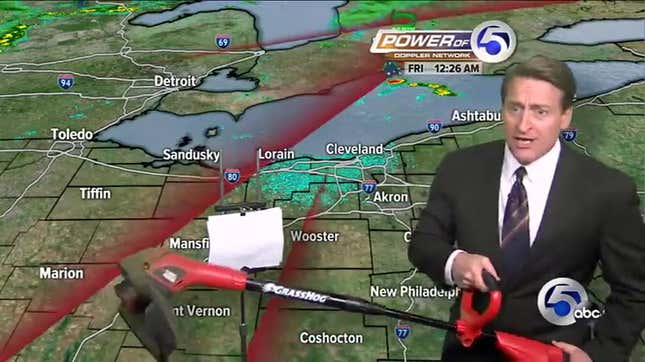Cleveland Weatherman Might Just Be Losing It, You Guys