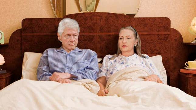66-year-old Clinton asks her husband if he still finds her to be a desirable candidate.