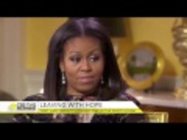 Michelle Obama Talks to Oprah, Confirms She Won't Run for Office