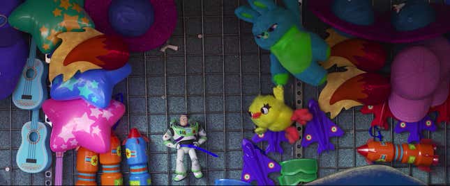 Buzz and Woody go to the carnival in <i>Toy Story 4</i>'s post-Super Bowl teaser