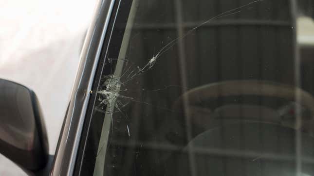 Crack in windshield