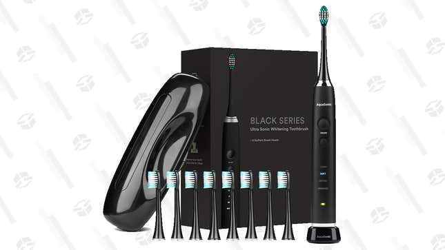 AquaSonic Black Series Ultrasonic Toothbrush | $27 | Amazon