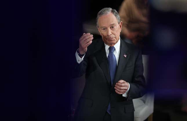 Image for article titled Evil Billionaire Mike Bloomberg Drops Out of Presidential Race, Endorses Biden After Blowing Half a Billion