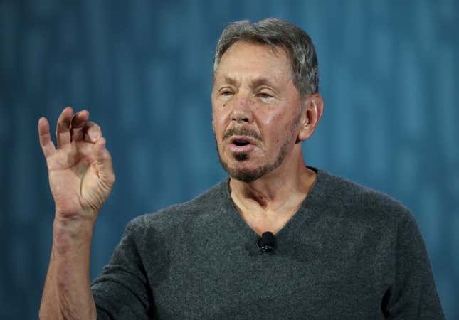 Oracle co-founder Larry Ellison in 2019.