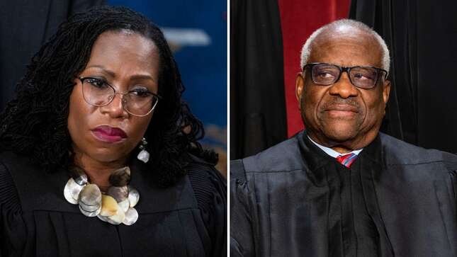 Ketanji Brown Jackson Skewers Clarence Thomas in SCOTUS' Affirmative Action Ruling