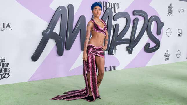 Image for article titled The Most WTF Fashion Moments From The 2023 BET Hip Hop Awards