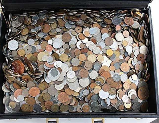 Image for article titled Over 50 DIFFERENT World Coins (1/2) Half Pound Grab Bag, Now 19% Off