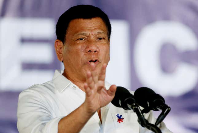 Image for article titled Duterte threatened to burn down the United Nations building