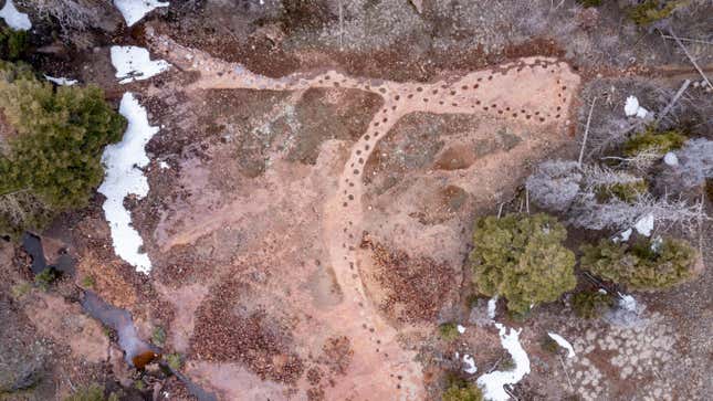 The trackway purchased by the government in April 2024.