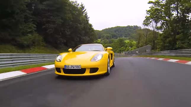 Image for article titled Modern Tires Put Porsche&#39;s Carrera GT Nürburgring Lap On Fast Forward