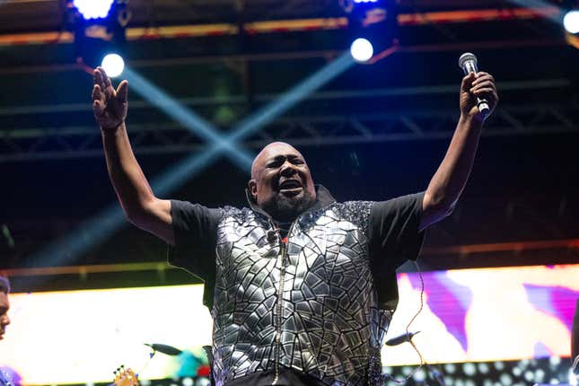 INGLEWOOD, CALIFORNIA - AUGUST 31: Rock and Roll Hall of Fame inductee George Clinton of Parliament and Funkadelic performs onstage during the Fool in Love Festival at Hollywood Park Grounds on August 31, 2024 in Inglewood, California.