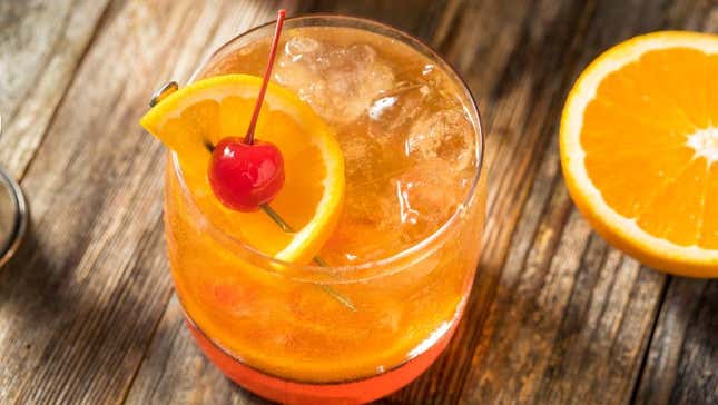 Wisconsin brandy old fashioned with cherry