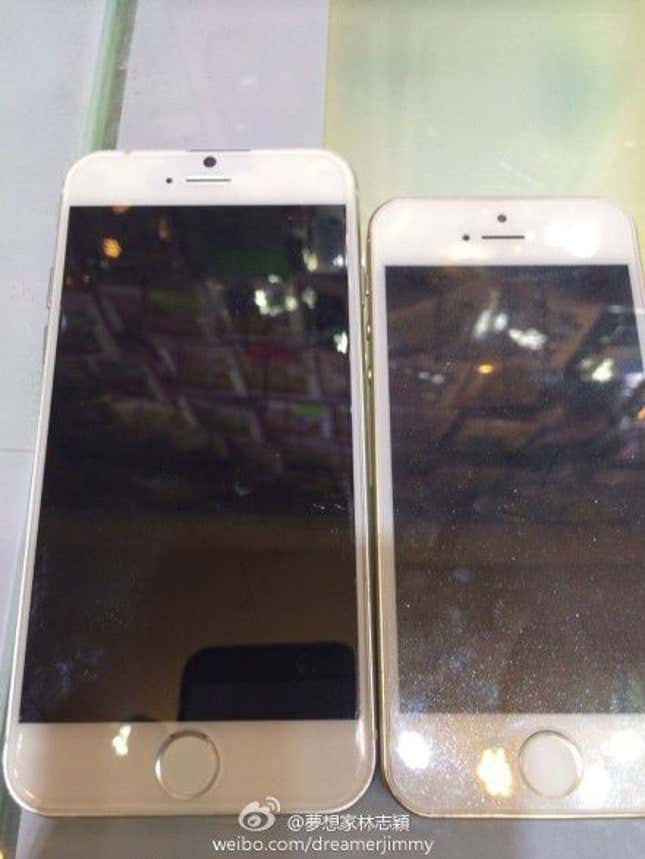 Lin says the iPhone 6 has a 4.7-inch screen and that it has “good grip.”