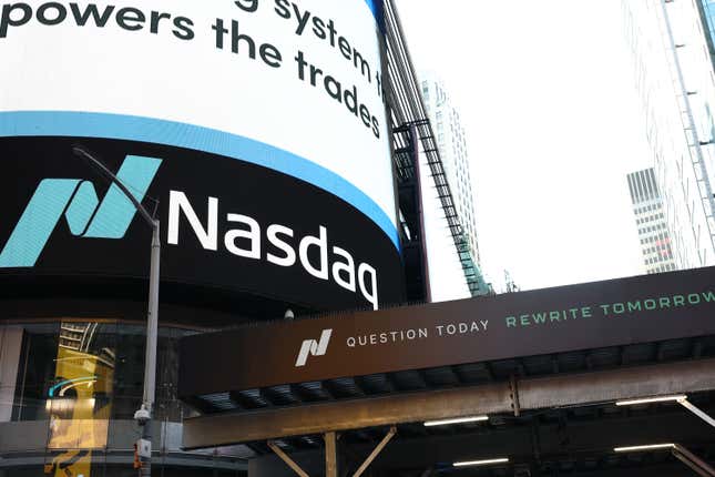 Image for article titled Tesla, Nvidia and Palantir stock lead a Nasdaq rebound as other chip stocks rise