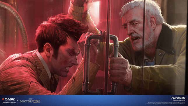 Image for article titled Get a Peek at Magic: The Gathering&#39;s New Doctor Who Set